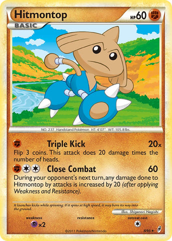 Hitmontop (8/95) (Exclusivité Theme Deck) [HeartGold &amp; SoulSilver : Call of Legends] 