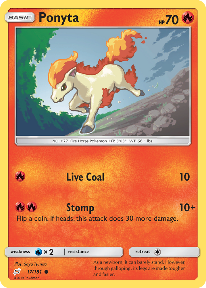 Ponyta (17/181) [Soleil et Lune : Faites équipe] 