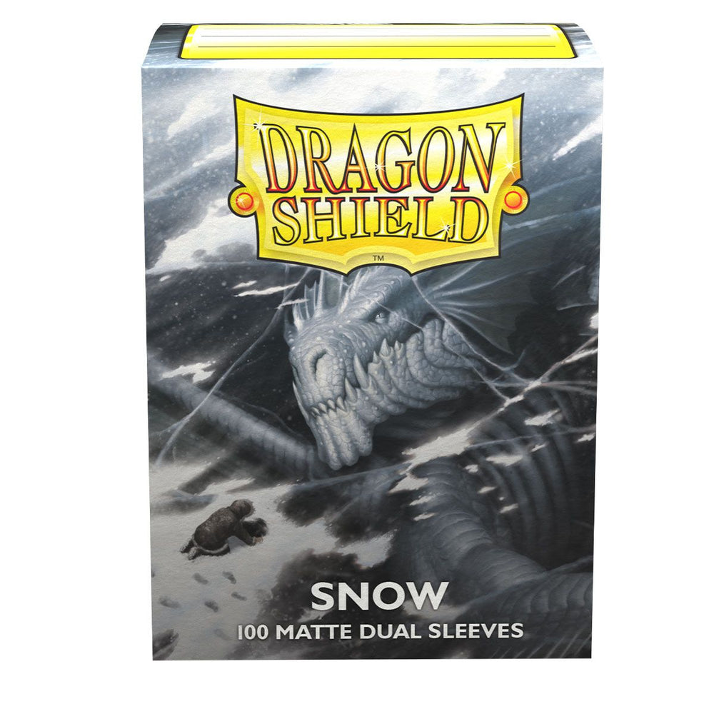 Dragon Shield : Pochettes standard 100 ct – Neige (double mat) 