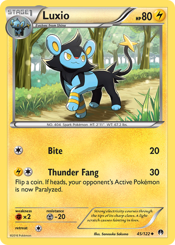 Luxio (45/122) [XY : point de rupture] 