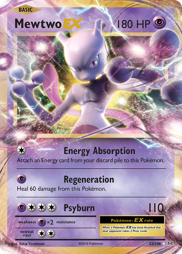 Mewtwo EX (52/108) [XY : Évolutions] 