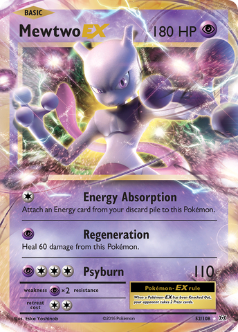 Mewtwo EX (52/108) [XY : Évolutions] 