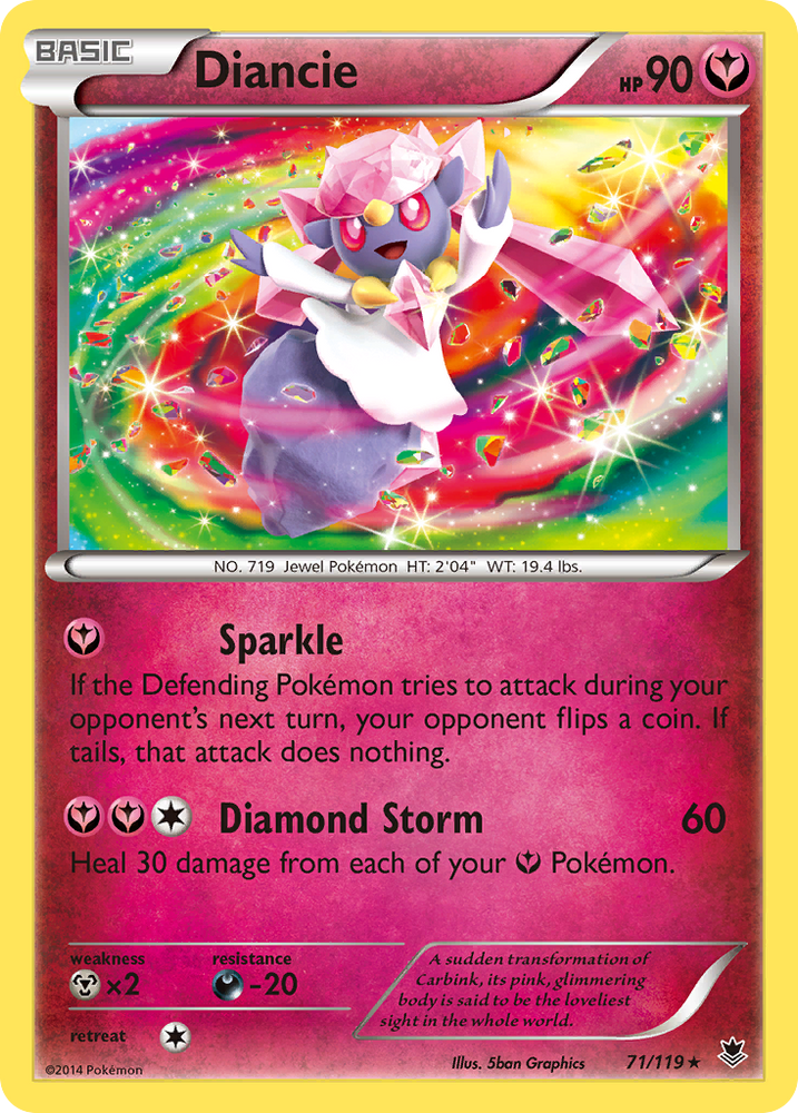 Diancie (71/119) [XY : Forces fantômes] 