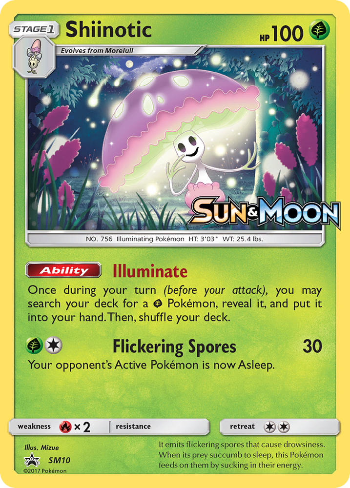 Shiinotic (SM10) [Soleil et Lune : Promos Black Star] 