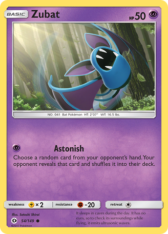 Zubat (54/149) [Soleil et Lune : Ensemble de base] 