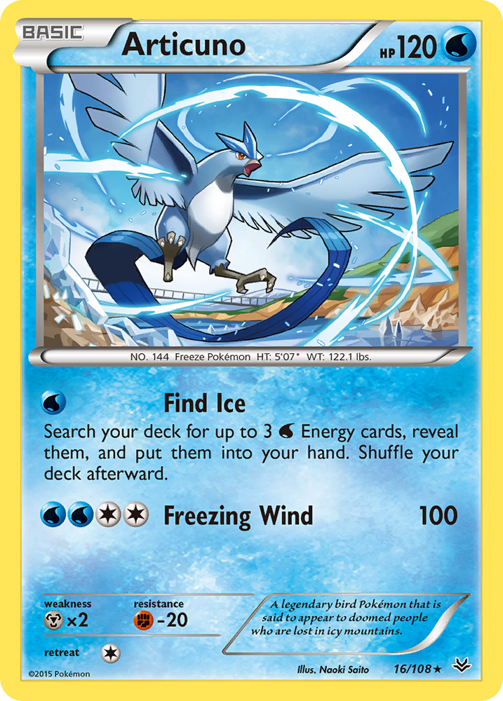 Articuno (16/108) [XY : Ciel rugissant] 