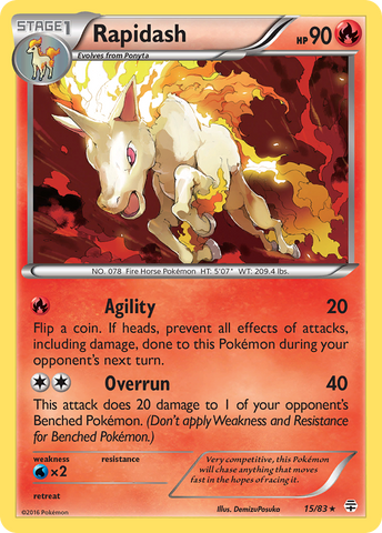 Rapidash (15/83) [XY : Générations] 