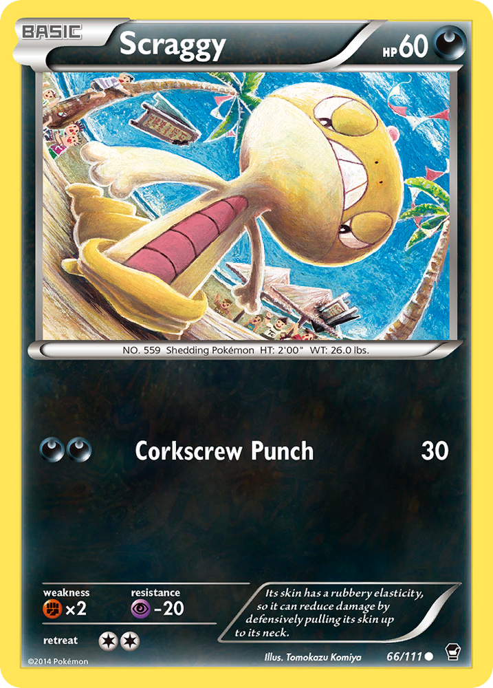 Scraggy (66/111) [XY : Poings furieux] 