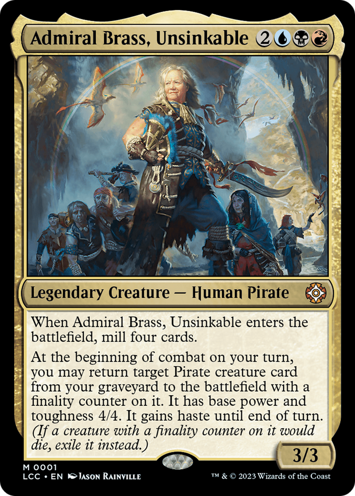 Amiral Brass, insubmersible (Display Commander) [Les cavernes perdues d'Ixalan Commander] 