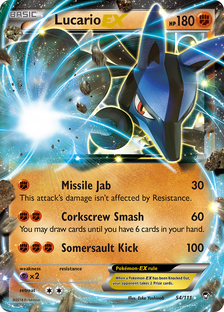 Lucario EX (54/111) [XY : Poings furieux] 