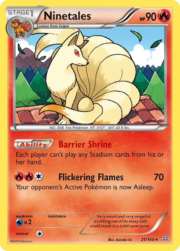 Ninetales (21/160) [XY : Primal Clash] 