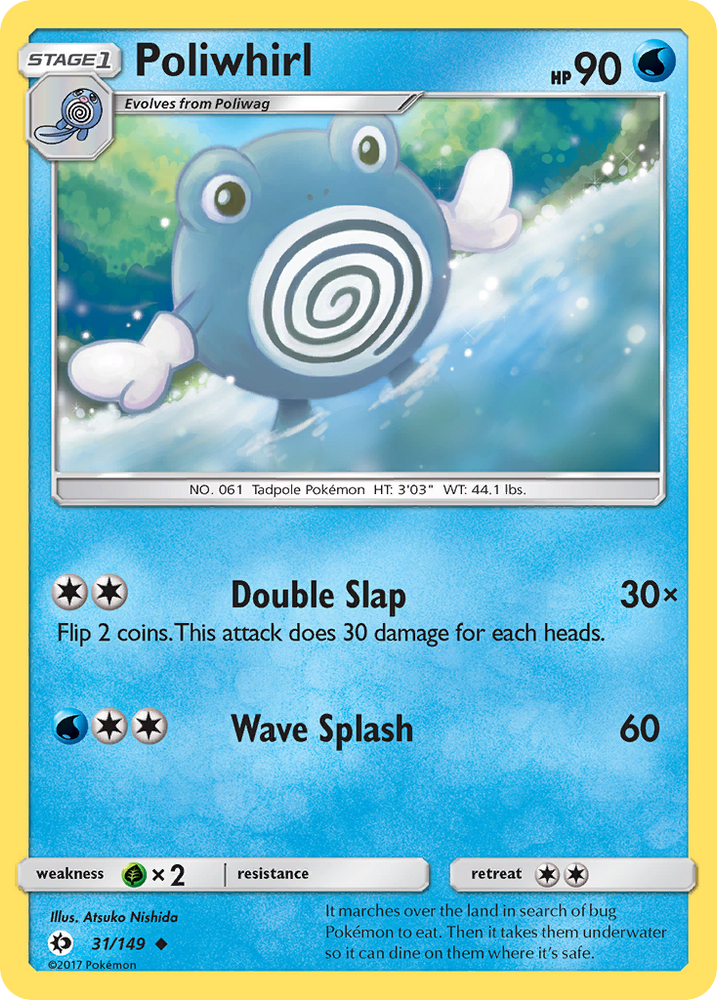 Poliwhirl (31/149) [Soleil et Lune : ensemble de base] 