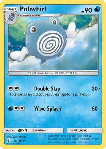 Poliwhirl (31/149) [Soleil et Lune : ensemble de base] 