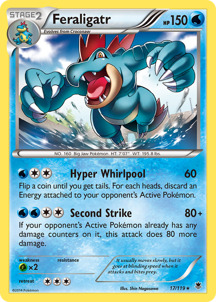 Feraligatr (17/119) [XY : Forces fantômes] 