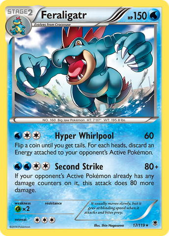 Feraligatr (17/119) [XY : Forces fantômes] 