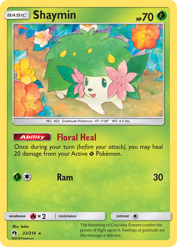 Shaymin (33/214) [Soleil et Lune : Tonnerre perdu] 