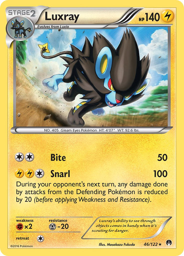 Luxray (46/122) (Holo glace craquelée) [XY : BREAKpoint] 