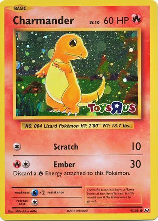 Salamèche (9/108) (Promo Toys R Us) [XY : Evolutions] 