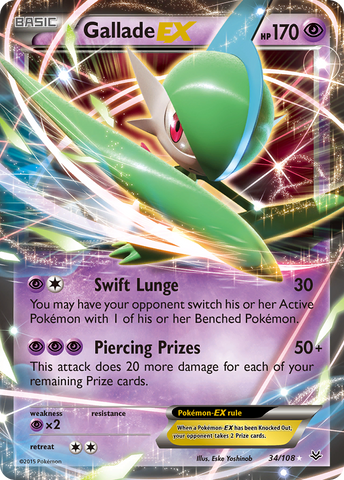 Gallade EX (34/108) [XY : Ciel rugissant] 