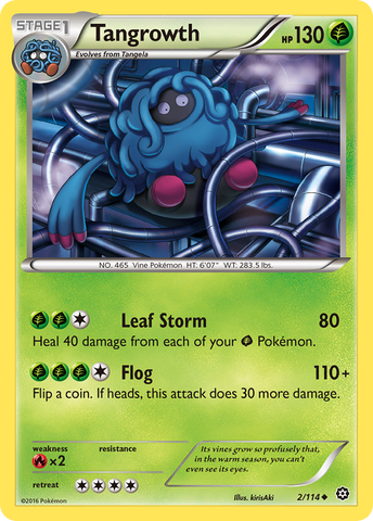 Tangrowth (2/114) [XY : Siège à vapeur] 