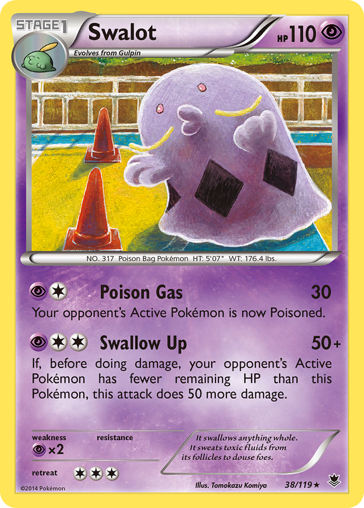 Swalot (38/119) [XY : Forces fantômes] 