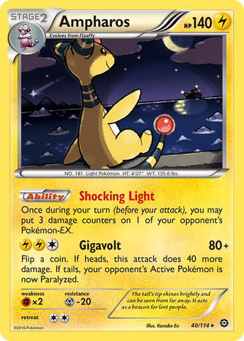 Ampharos (40/114) [XY : Siège à vapeur] 