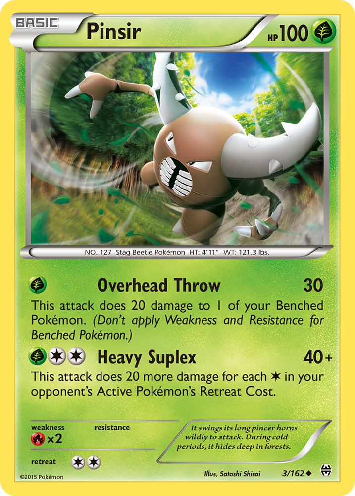 Pinsir (3/162) [XY : PERCÉE] 