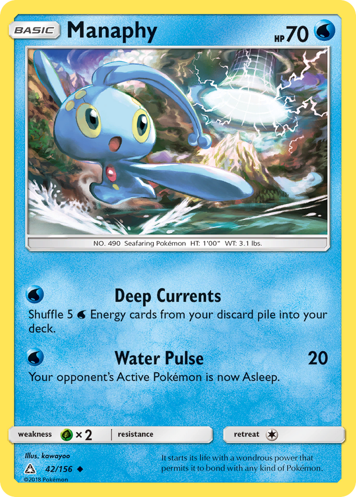 Manaphy (42/156) [Soleil et Lune : Ultra Prisme] 