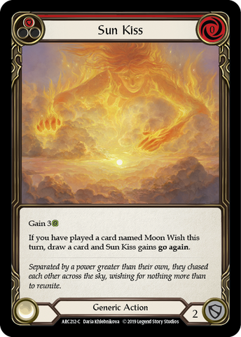 Sun Kiss (Rouge) [ARC212-C] (Arcane Rising) 1ère édition Rainbow Foil 