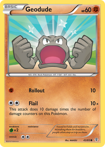 Geodude (43/83) [XY : Générations] 