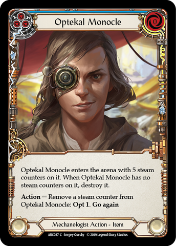 Optekal Monocle [ARC037-C] (Arcane Rising) 1ère édition Rainbow Foil 