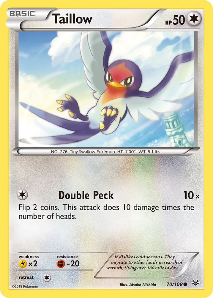 Taillow (70/108) [XY : Ciel rugissant] 