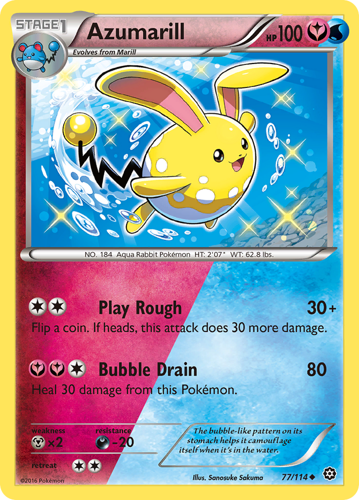 Azumarill (77/114) [XY : Siège à vapeur] 