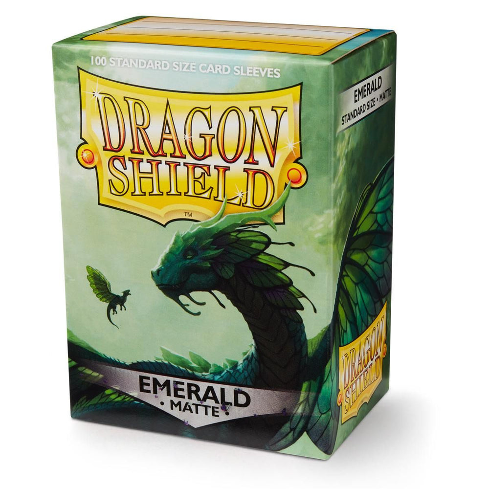 Dragon Shield : Pochettes standard 100 ct – Émeraude (mat) 