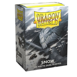 Dragon Shield : Pochettes standard 100 ct – Neige (double mat) 