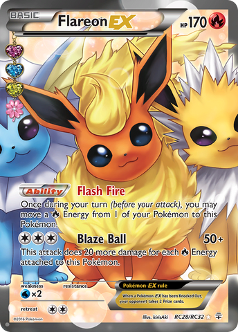 Flareon EX (RC28/RC32) [XY : Générations] 