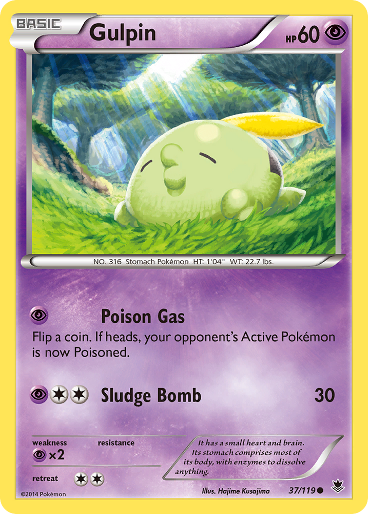 Gulpin (37/119) [XY : Forces fantômes] 