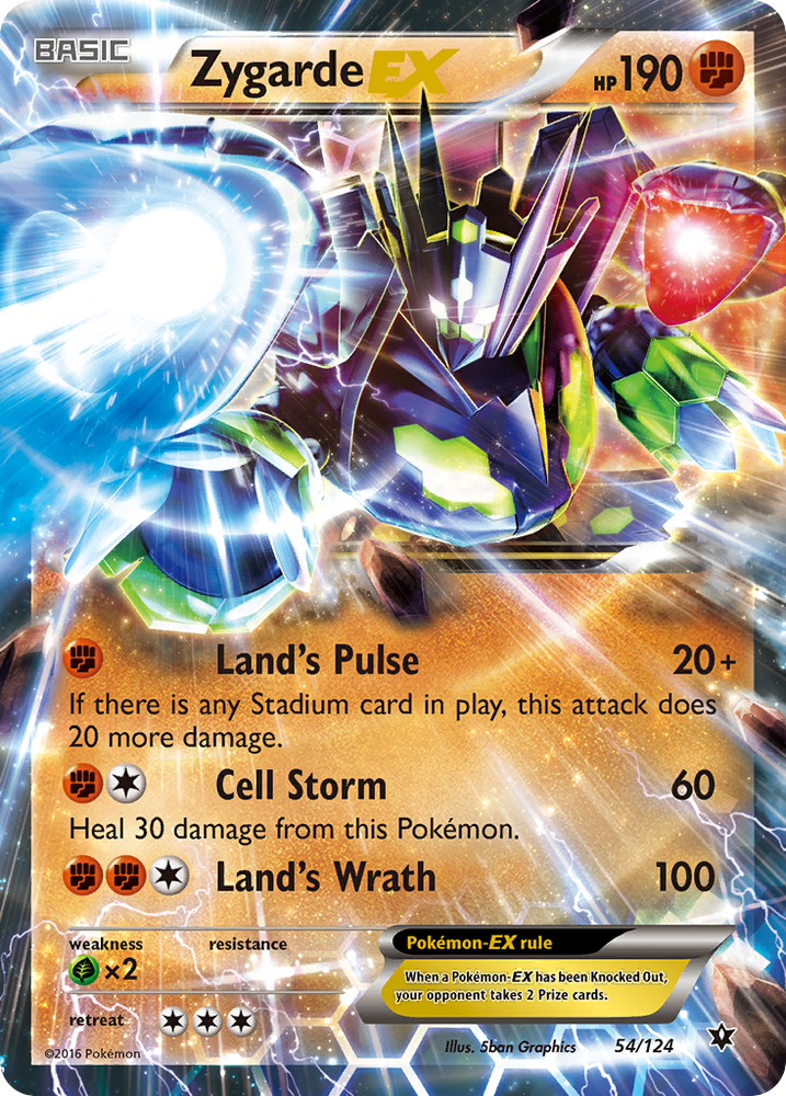 Zygarde EX (54/124) [XY : Collision des destins] 