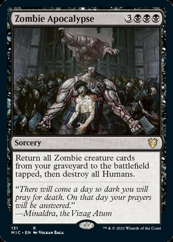 Apocalypse zombie [Innistrad : Commandant de la chasse de minuit] 