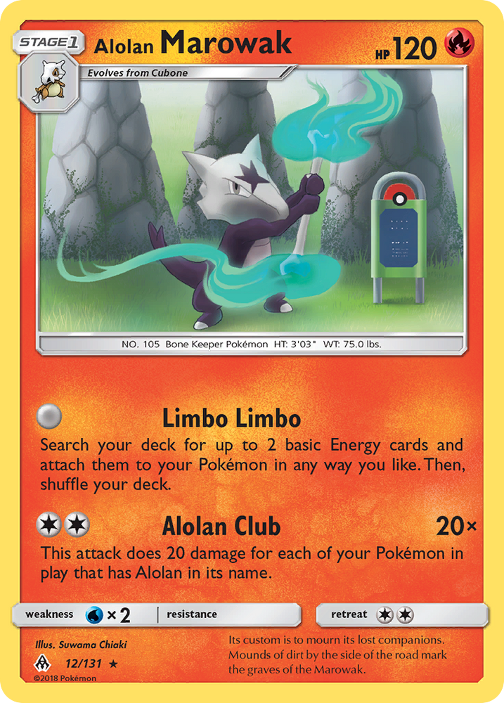 Alolan Marowak (12/131) [Soleil et Lune : Lumière interdite] 