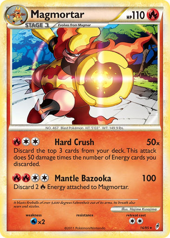 Magmortar (16/95) (Thème Deck exclusif) [HeartGold &amp; SoulSilver : Call of Legends] 