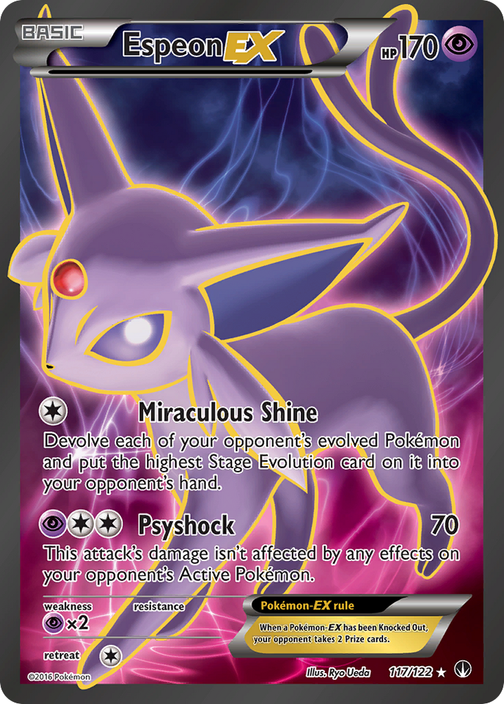 Espeon EX (117/122) [XY : point de rupture] 