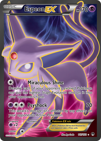 Espeon EX (117/122) [XY : point de rupture] 