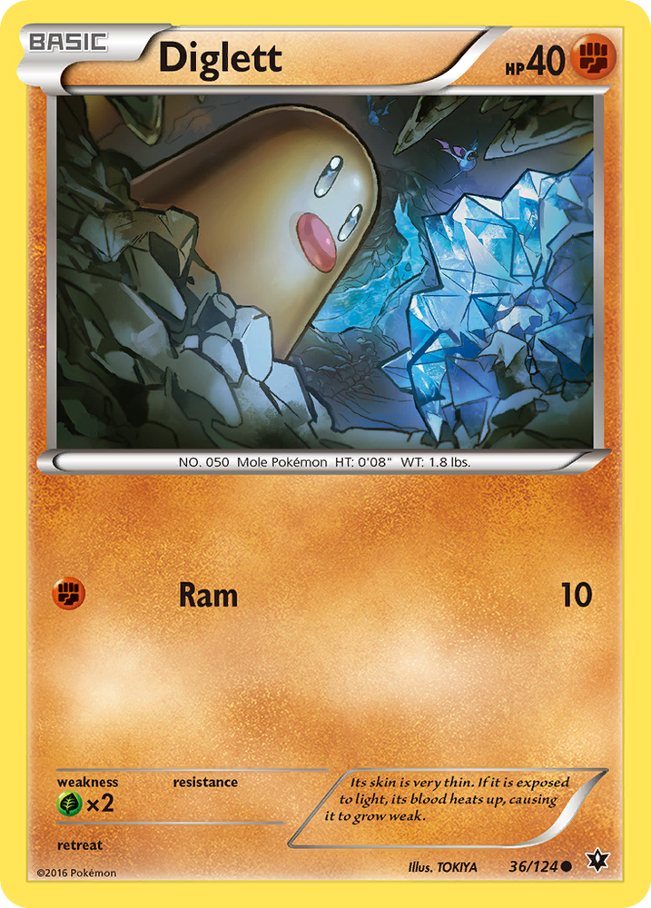 Diglett (36/124) [XY : collision des destins] 