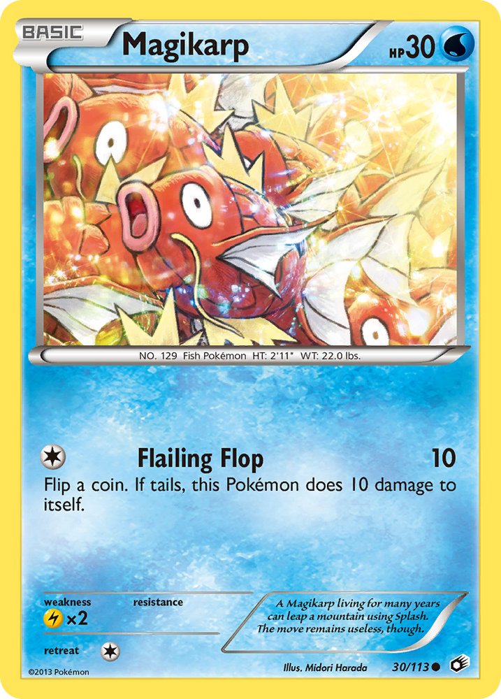 Magikarpe (30/113) [Noir et Blanc : Trésors Légendaires] 