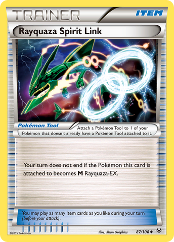 Lien spirituel Rayquaza (87/108) [XY : Ciel rugissant] 