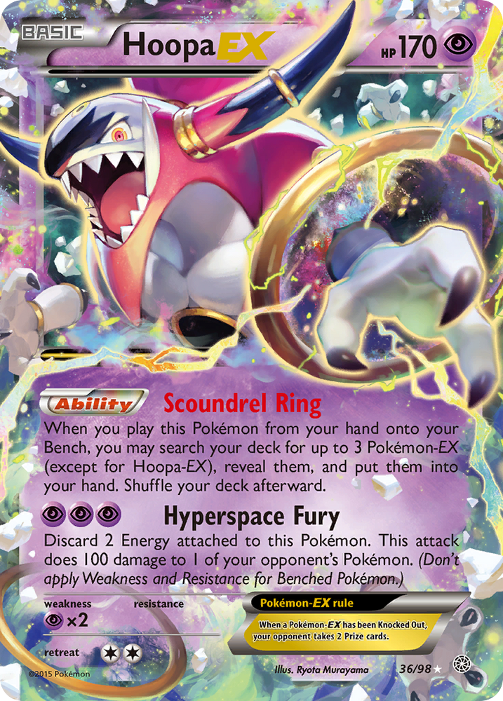 Hoopa EX (36/98) [XY : Origines anciennes] 