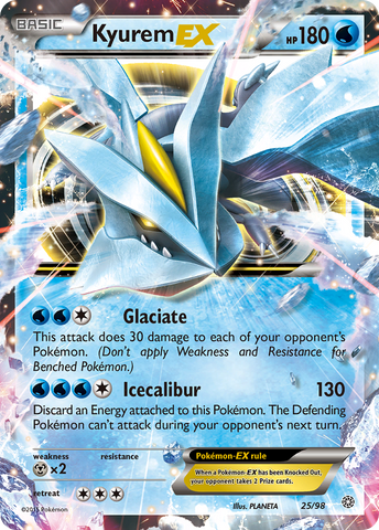 Kyurem EX (25/98) [XY : Origines anciennes] 