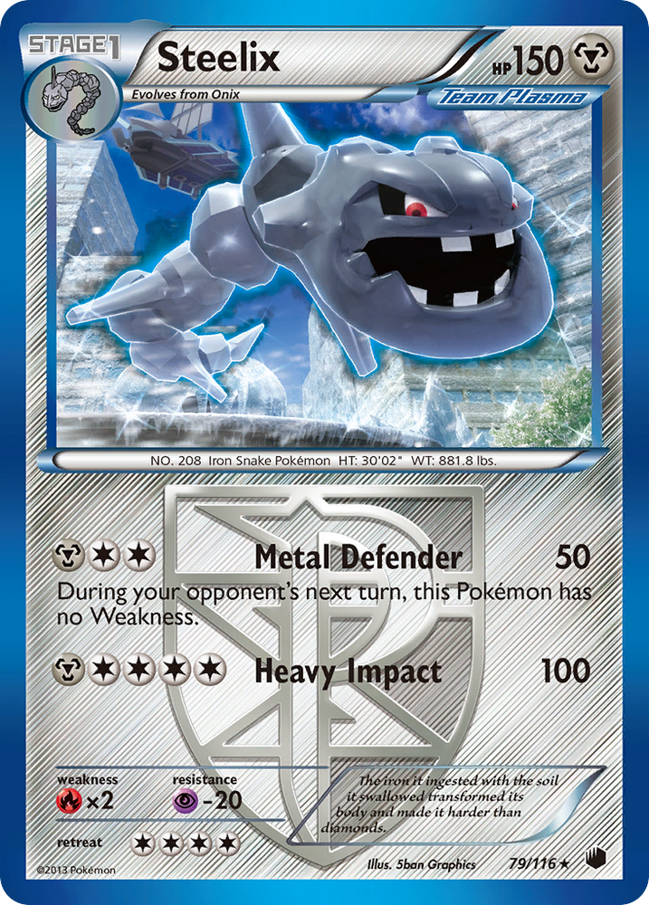 Steelix (79/116) [Noir et blanc : Gel du plasma] 