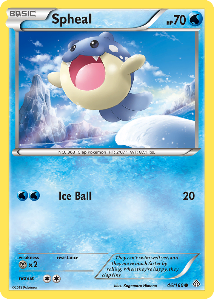 Spheal (46/160) [XY : Primal Clash] 